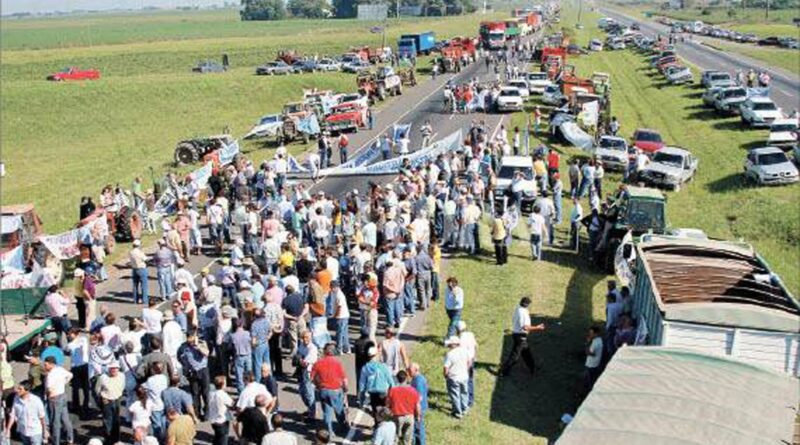 Javier Milei, Resolución 125, campo, la 125, dirigentes agropecuarios