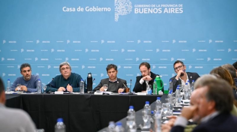 Axel Kicillof, Mesa de Enlace, Impuesto inmobiliario Rural