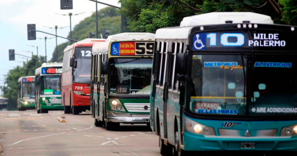 Paro de colectivos, AMBA, líneas