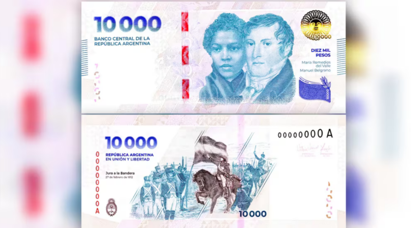 Billete, 10.000, Banco Central