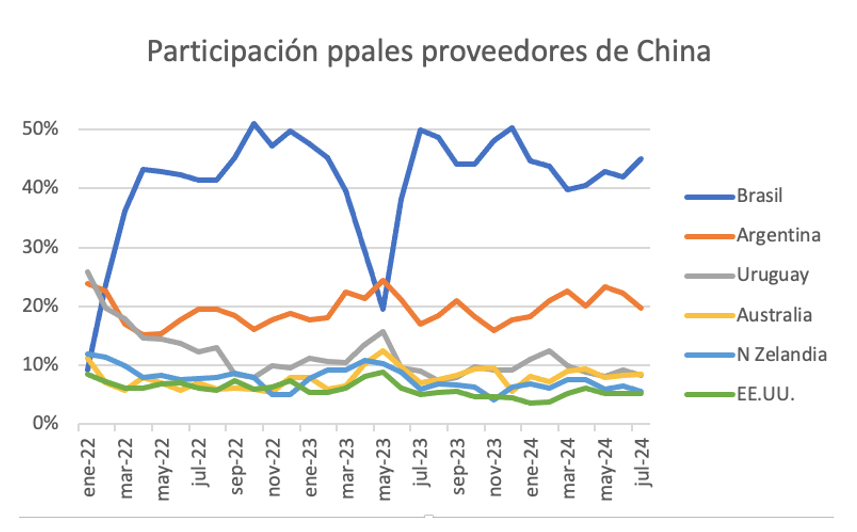 carne vacuna, china, chinas, importaciones