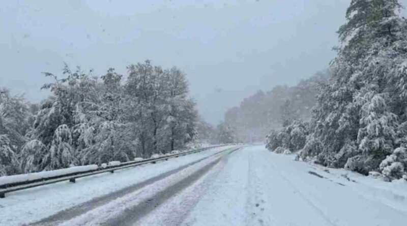 Neuquén, nevadas tardías