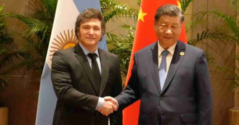 Javier Milei, Xi Jinping, campo