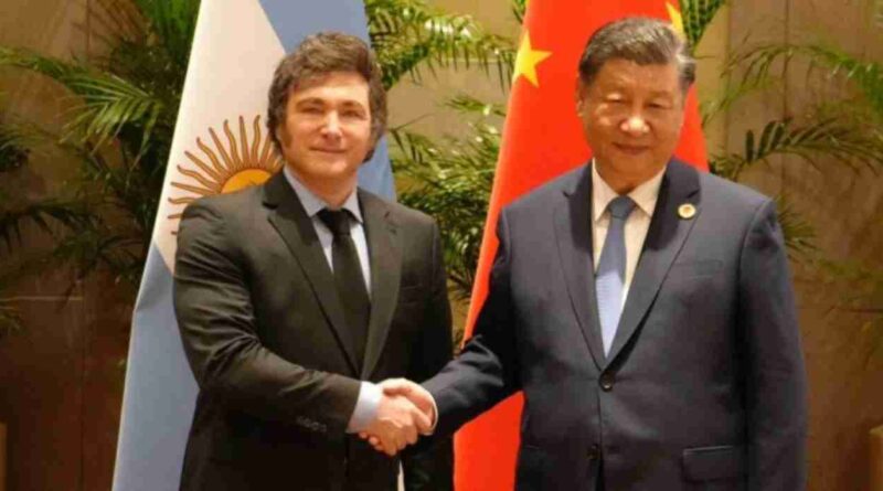 Javier Milei, Xi Jinping, campo