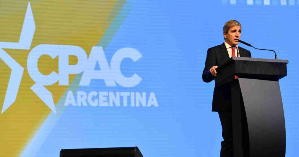 Luis Caputo, CPAC, Argentina, Cepo, cepo cambiario, banco central