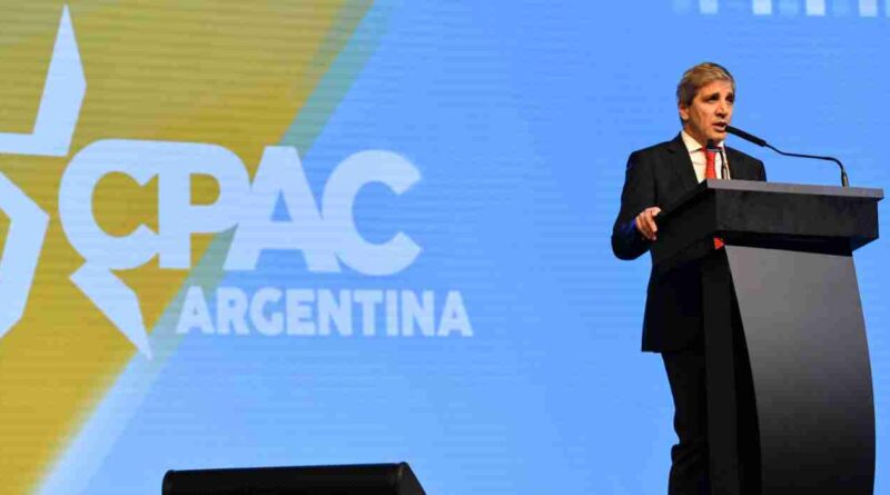 Luis Caputo, CPAC, Argentina, Cepo, cepo cambiario, banco central