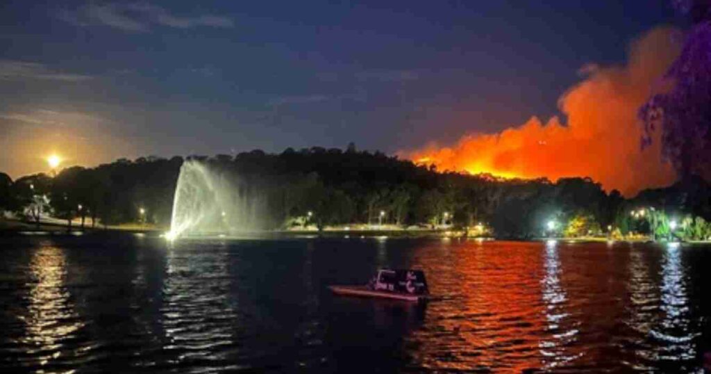 Tandil, incendio