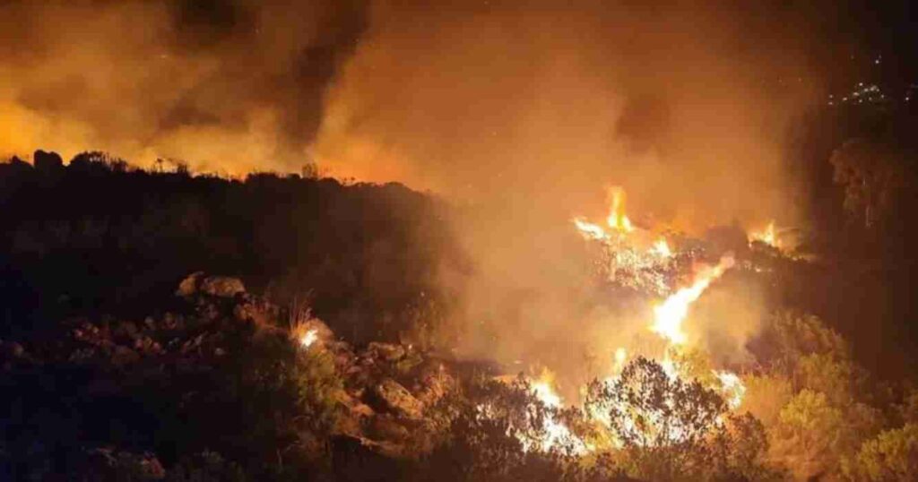 Tandil, incendio