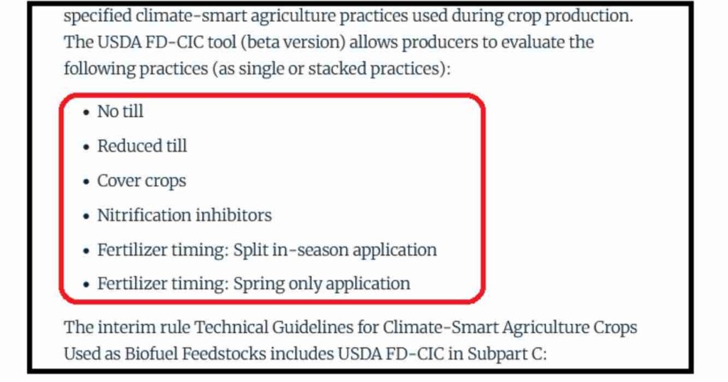 Estados Unidos, Campo, USDA