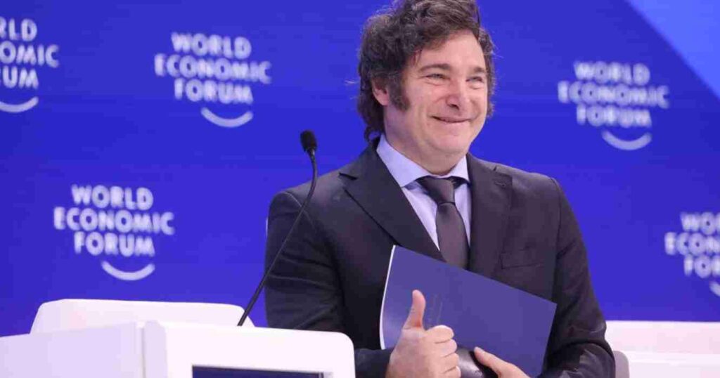 Javier Milei, Foro de Davos