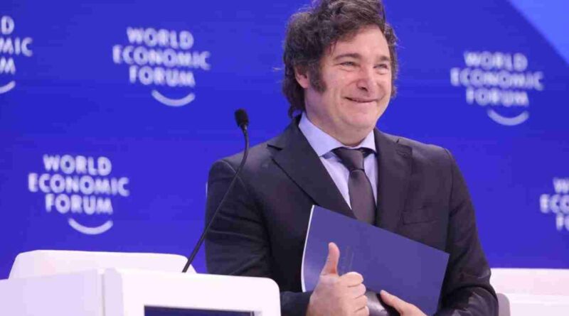 Javier Milei, Foro de Davos