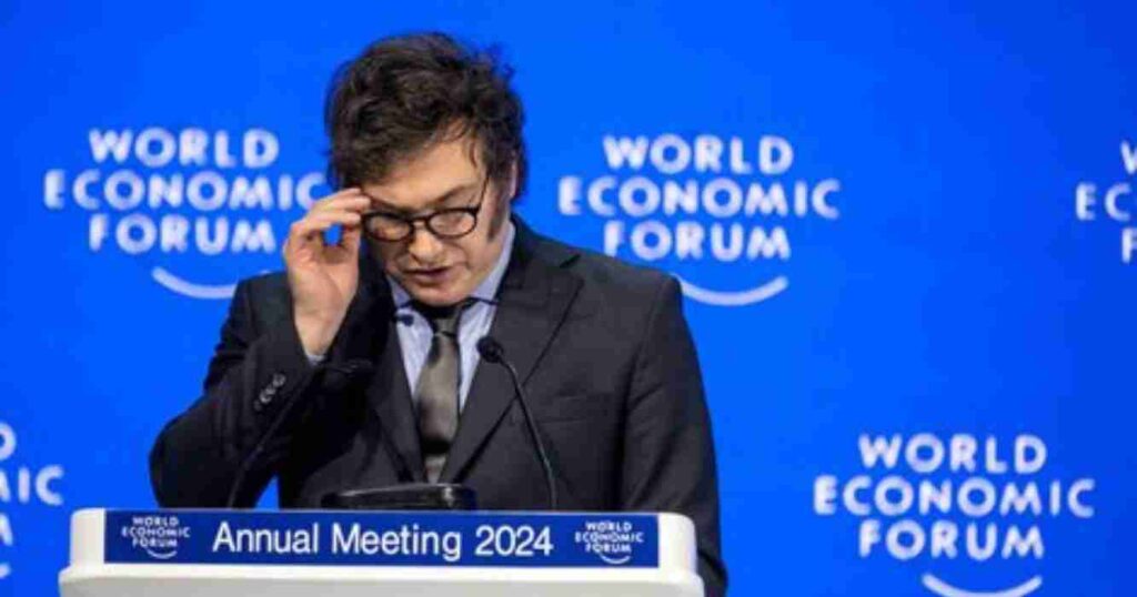 Javier Milei, Foro de Davos