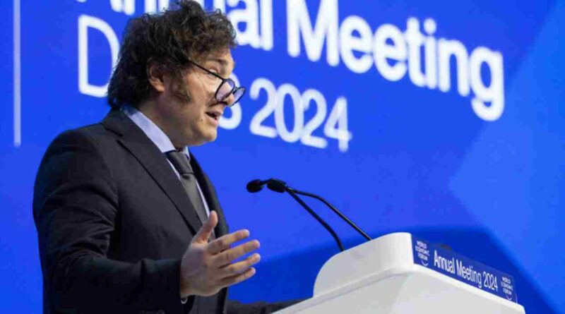 Javier Milei, Foro de Davos