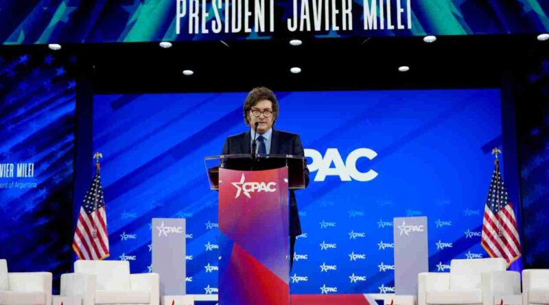 Javier Milei, CPAC, Trump