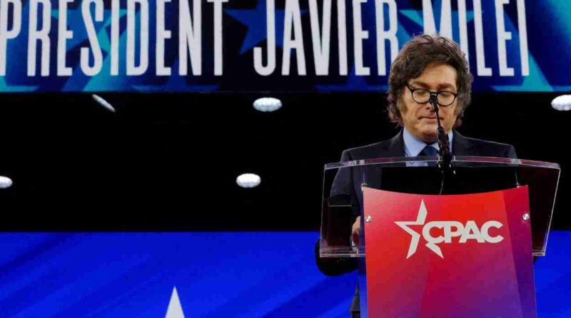 Javier Milei, CPAC, Trump