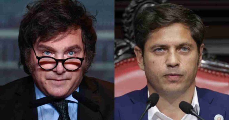 Javier Milei, Axel Kicillof, Buenos Aires