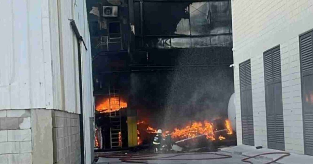 Incendio, Gorina, frigorífico