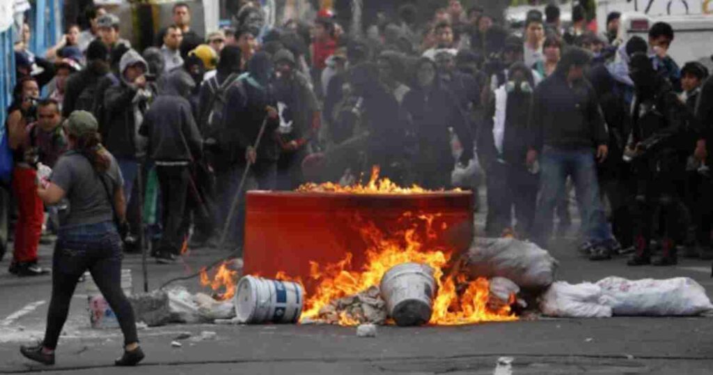 Congreso, protesta, marcha